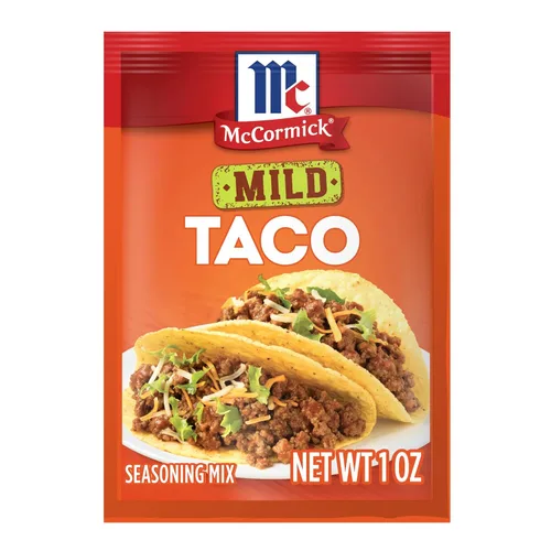 Miniatura 16 de McCormick Classic Taco Seasoning Mix Packet, suave, 1 onza (paquete de 24)