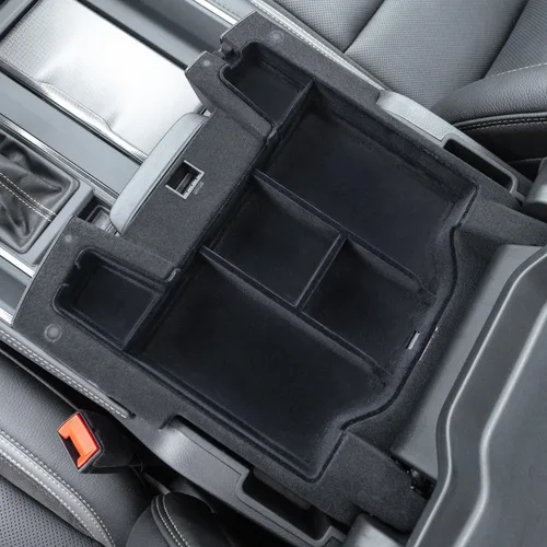 Miniatura 5 de PIMCAR Organizador de Consola Central Mejorado con Forro de Flocado Interior Compatible con Dodge RAM 1500 2500 3500 2019-2025 2026