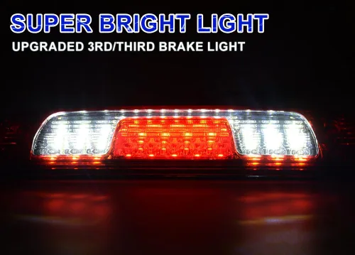 Miniatura 4 de PIT66 3ª luz de freno LED, compatible con Chevy Silverado/GMC Sierra 1500 2500HD 3500HD 14-18, lámpara de parada de estacionamiento de montaje alto