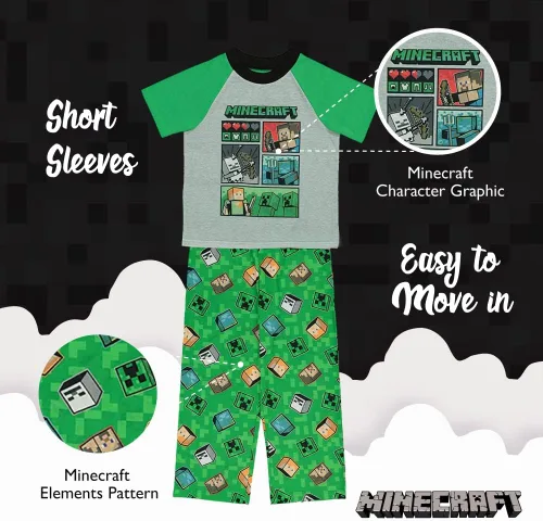 Miniatura 4 de Minecraft Conjunto de Pijama para Niños