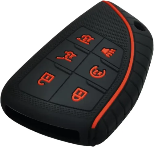Miniatura 4 de REPROTECTING Funda de goma de silicona para llavero compatible con (6 botones) 2021 2022 2023 Chevrolet Suburban Tahoe GMC Yukon GM-13541565