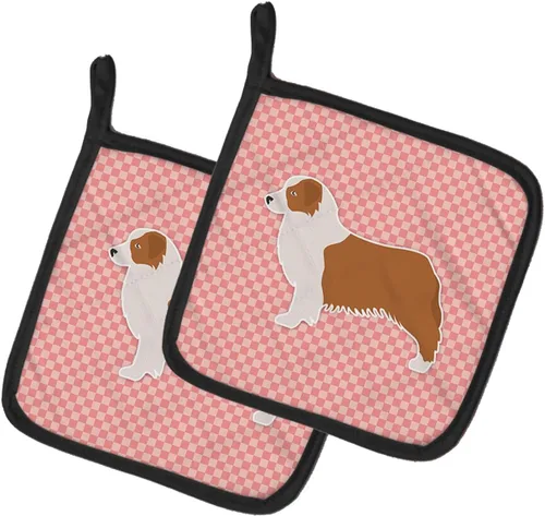 Miniatura 430 de Caroline's Treasures BB3567PTHD - Juego de soportes para ollas de cocina resistentes al calor, almohadillas calientes para cocinar, hornear, Copo