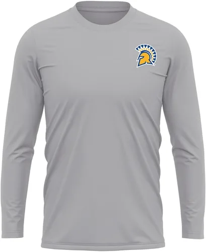 Miniatura 70 de Camisa deportiva de manga larga oficial de la NCAA Collegiate para hombre, con logotipo en el pecho izquierdo, colección Athletic Heather