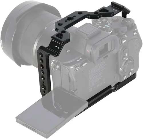 Miniatura 2 de NICEYRIG Jaula compacta para Sony Alpha 7V / 7R V/Alpha 7 IV/Alpha 7S III con riel NATO doble zapata fría - 497