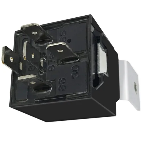 Miniatura 3 de Relé 12V de 5 pines 40/30AMP Kit de relé automotriz, relé SPDT de 5 puntas para potencia, ajuste y basculamiento