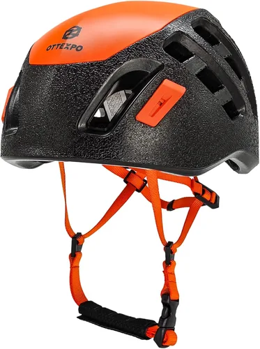 Miniatura 7 de Casco de escalada en roca para adulto, casco ligero ajustable para escalada de árboles en roca trabajo en altura