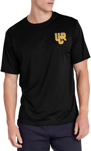 Miniatura 198 de Camiseta deportiva oficial de la NCAA Collegiate para hombre, colección negra con logotipo en el pecho izquierdo
