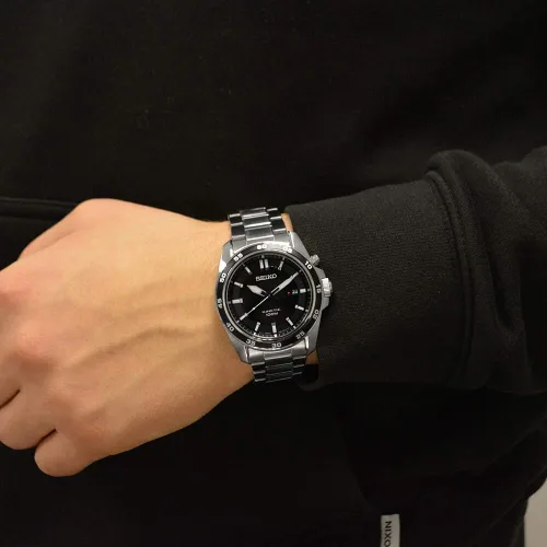 Miniatura 8 de Seiko Herren-Uhr Kinetik Edelstahl mit Edelstahlband