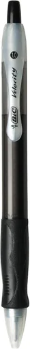 Miniatura 8 de BIC Velocity - Bolígrafos retráctiles, punta media (0.039 pulgadas), tinta azul, paquete de 12 unidades, con agarre cómodo