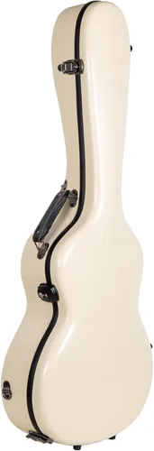 Miniatura 13 de Crossrock Funda de fibra de vidrio para guitarras acústicas 000/OM de 12 trastes, con compartimento para accesorios, correas de mochila, bloqueo