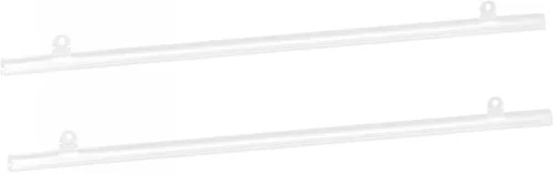Miniatura 9 de MECCANIXITY Barra de tiras de PVC para colgar pósteres, 9.8 in, transparente, con clips para póster, mapa, juego de 4