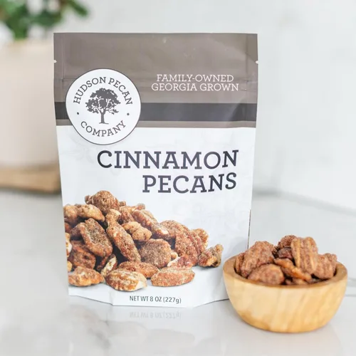 Miniatura 9 de HUDSON PECAN COMPANY: Nueces pecanas de Georgia tostadas con praliné Delicia gourmet confitada, dulzura sureña irresistible