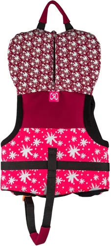 Miniatura 2 de RONIX Girl's Laguna CGA Life Vest Durable Neoprene Coast Guard Approved Swimming Life Jacket for Boating and Watersports with Plush Inner & Back