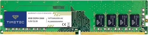 Miniatura 9 de Timetec 16GB KIT(2x8GB) DDR4 2666MHz PC4-21300 sin búfer, no ECC 1.2V CL19 1Rx8 rango único 288 pines UDIMM módulo de memoria RAM de actualización