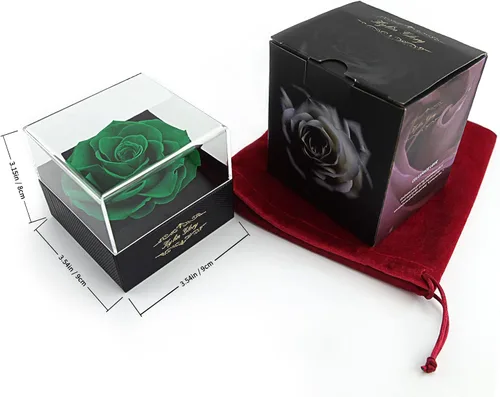 Miniatura 6 de Rosa preservada de flores recién cortadas para mujeres, mamá, esposa, novia, regalo de flores, decoración de rosa real para el día de la madre, día