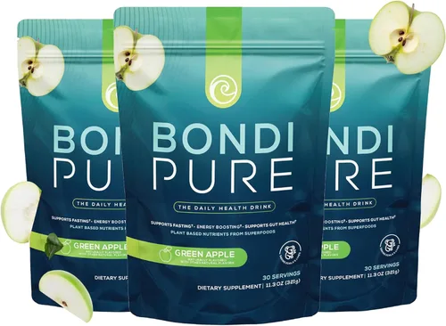 Miniatura 12 de Bondi Pure - Bebida diaria de salud y desintoxicación - Promueve la salud intestinal y el apoyo energético durante una limpieza o ayuno intermitente