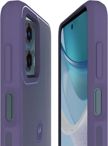 Miniatura 3 de Motorola Funda protectora texturizada para Moto G 5G (2023), Daybreak, ajuste de precisión, absorción de golpes para un mejor agarre del teléfono