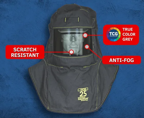 Miniatura 3 de Oberon Arc Flash Suit Kit - 25CAL - Includes Hood, Coat and Bib - TCG SERIES