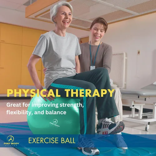 Miniatura 9 de ProBody Pilates Pelota de yoga - Pelotas de ejercicio, varios tamaños, para estabilidad, embarazo, entrenamiento y terapia física