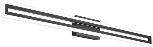 Miniatura 40 de SOLFART Luces de tocador de baño sobre espejo 14W 60 cm Luz de baño moderna negra 6000K ND