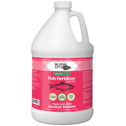 Miniatura 7 de Bloom City Fertilizante orgánico de pescado silvestre y suplemento vegetal, ideal para raíces y suelo, hecho de salmón sostenible, 1/2 pinta (8 oz)