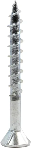 Rok Hardware 1000 Pack #8 x 2" Rosca gruesa plana cabeza cuadrada Tornillos para madera Zinc Tipo 17 MDF
