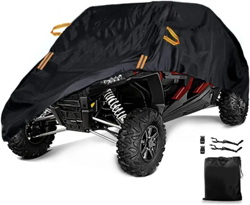 Miniatura 10 de Cubierta UTV, Protección Super Resistente para Todo Clima, Cubierta UTV Sobredimensionada de 2 Asientos Compatible con Can Am Maverick X3 Defender