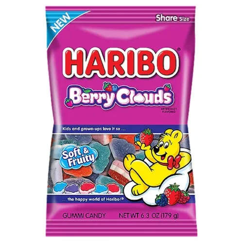 Miniatura 25 de HARIBO Caramelos de goma, letras del alfabeto, bolsa de 5 onzas (paquete de 12)