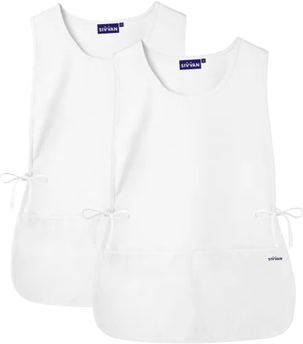 Sivvan Delantal unisex - Delantal Cobbler 2-Pack Blanco