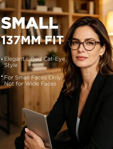 Miniatura 2 de HEEYYOK 1.75 lentes de lectura para mujer con cara pequeña, diseño de ojo de gato, paquete de 4 lentes de lectura con bisagra de resorte Paquete