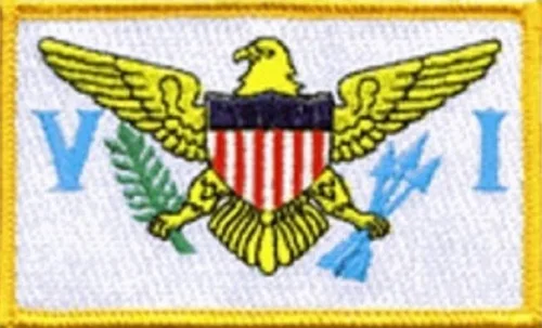 Parche de bandera de las Azores con respaldo de gancho, medidas de 3.50 x 2.25 pulgadas, emblemas bordados de bandera con respaldo de gancho