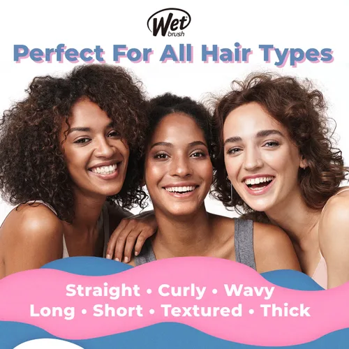 Miniatura 5 de Wet Brush Original Detangler cepillo para todo tipo de cabello, cerdas ultrasuaves IntelliFlex que se deslizan con facilidad por los nudos