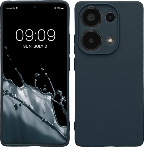 Miniatura 124 de kwmobile Funda compatible con Xiaomi Redmi Note 11 / Note 11S - Funda protectora de silicona TPU suave y delgada - Azul Báltico