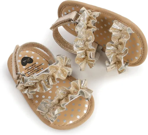 Miniatura 14 de Sandalias de verano para bebés, niñas y niños, unisex, antideslizantes, suela suave, transpirable, para primeros pasos, zapatos de playa al aire
