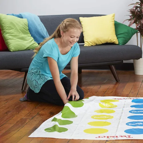Miniatura 8 de Twister Ultimate: Alfombrilla más grande, manchas más coloreadas, familia, juego de fiesta para niños mayores de 6 años; compatible con Alexa