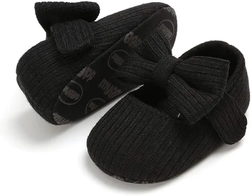 Miniatura 6 de Ohwawadi - Calcetines de forro polar para bebé o niña, suaves y calientes, botas o zapatos para bebés recién nacidos, con estilos de dibujos