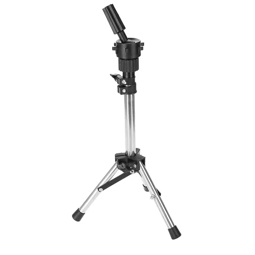 Miniatura 6 de Soporte de trípode para cabeza de maniquí, soporte de trípode ajustable para peluquería, cosmetología, peluquería, entrenamiento, cosmetología