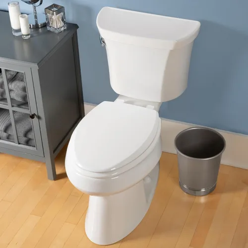 Miniatura 3 de Asiento de inodoro Mayfair Cassel con cierre lento, fácil de limpiar, asiento de madera premium antideslizante, fácil de instalar, fabricado en EE.