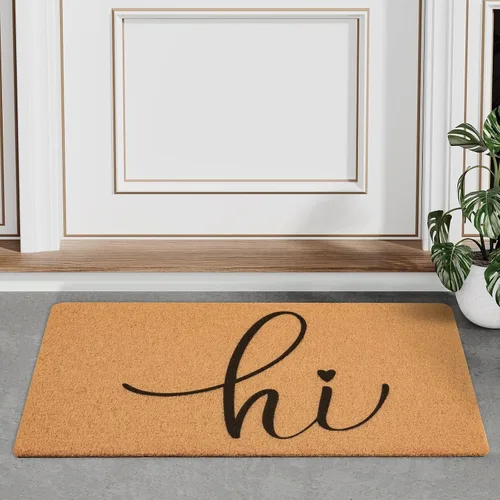 Miniatura 6 de UINI Tapete de bienvenida para exteriores, tapete de puerta delantera, tapete antideslizante para interiores, entrada exterior, porche, resistente a