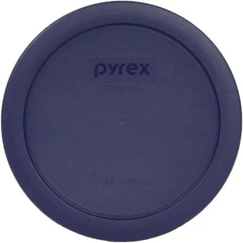 Miniatura 5 de Pyrex 7201-PC 4 tazas azul tapa de repuesto para almacenamiento de alimentos (paquete de 4) - Fabricado en Estados Unidos Azul oscuro