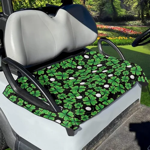 Miniatura 31 de Suobstales Fundas de Asiento para Carrito de Golf/Toalla de Asiento, Almohadillas de Asiento Transpirables para Carrito de Golf, Manta para Club