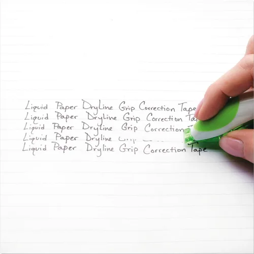 Miniatura 3 de Paper Mate Liquid Paper DryLine - Cinta adhesiva blanca con corrección de agarre, 2