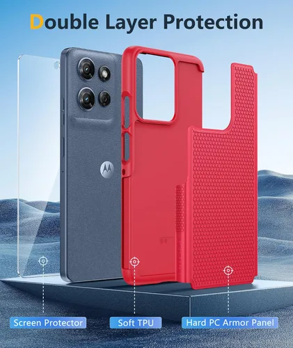 Miniatura 825 de FNTCASE Funda para iPhone 17 Pro: Fundas delgadas translúcidas de color azul claro compatibles con MagSafe, protección completa de la cámara