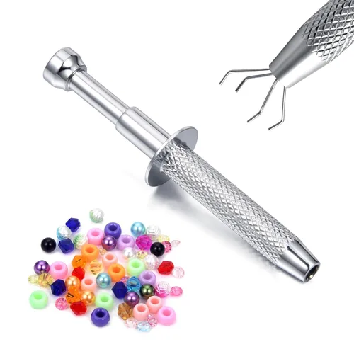 Miniatura 7 de DJCIW Alicates de gran resistencia para abrir anillos de calibre grande, herramienta versátil para perforación de joyas, cuentas cautivas, segmento