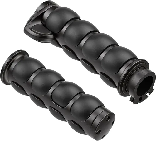 Empuñaduras de mano para motocicleta de 1 pulgada y 0.984 in, agarre para manillar, acelerador, universal, compatible con Harley Davidson Dyna