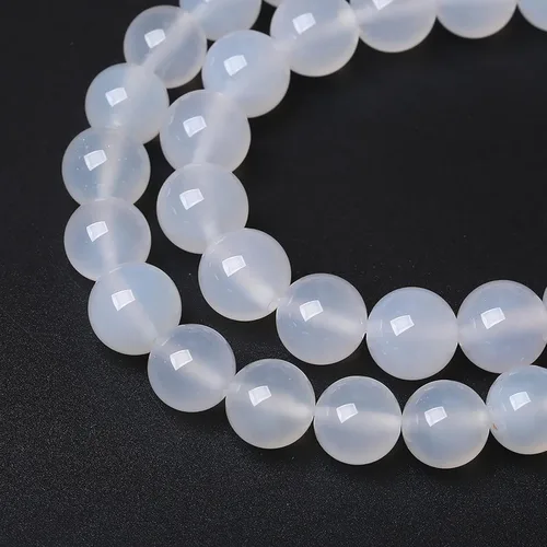 Miniatura 89 de 60 cuentas de piedra azul amazonita natural de 6mm para hacer joyas AAA redondas sueltas, cuentas de piedra de poder de sanación energética, cuentas