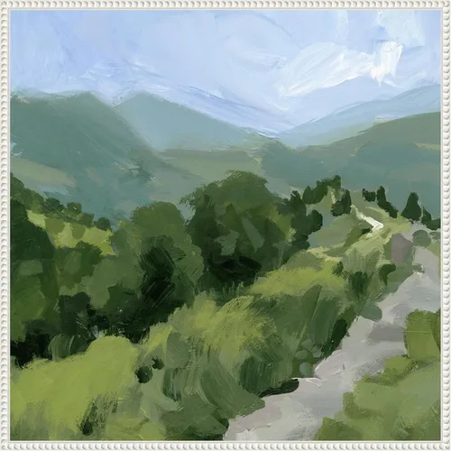 Miniatura 16 de Amanti Art Lienzo enmarcado para pared, 30 x 30 pulgadas, camino forrado de árbol I por Victoria Barnes, lienzo enmarcado para pared, obras de arte