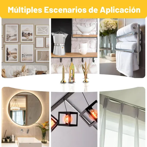 Miniatura 6 de Jyphorixal Kit de 160 piezas de anclajes autoperforantes para paneles de yeso con tornillos, 80 anclajes para chapa (0.47X1.18 pulgadas) y 80