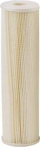 Pentair Pentek ECP5-10 Filtro de agua de sedimentos, 10 pulgadas, cartucho de repuesto de poliéster de celulosa plisada debajo del fregadero, 10 x