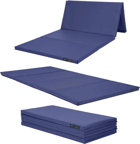Z-Athletic - Alfombrilla plegable para gimnasia, volteretas, animación y más, de 4 pies x 8 pies x 2 pulgadas